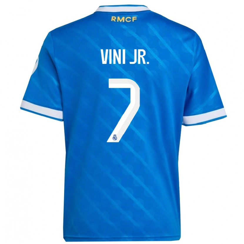 Danxenメンズヴィニシウス・ジョゼ・パイション・デ#7青白サードユニフォームシャツ2025/26ジャージーユニフォーム