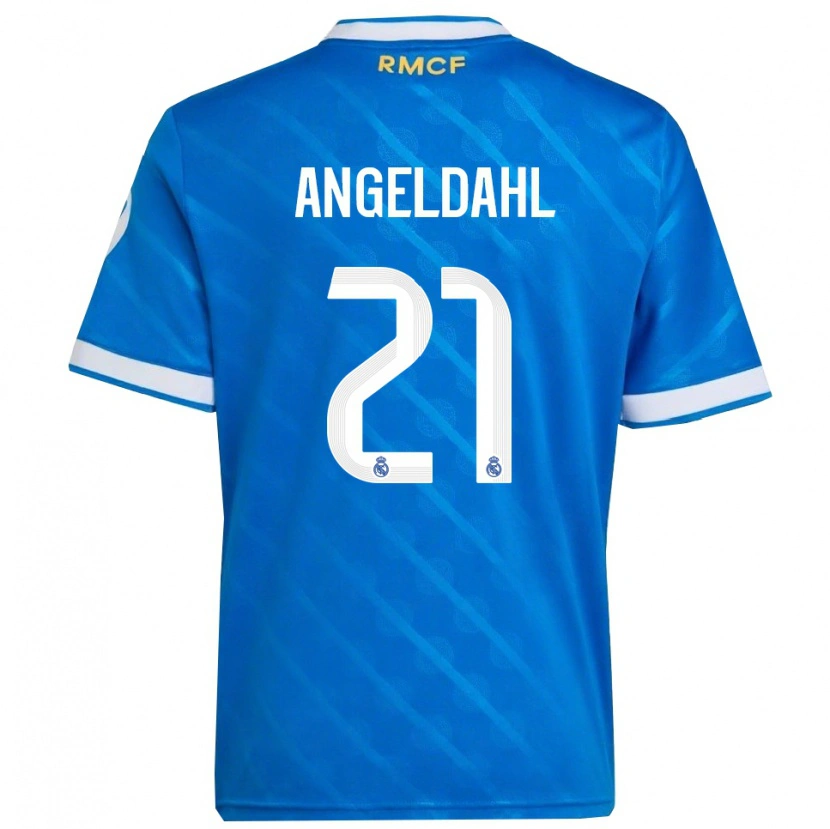 Danxenメンズフィリパ・アンイエルダール#21青白サードユニフォームシャツ2025/26ジャージーユニフォーム