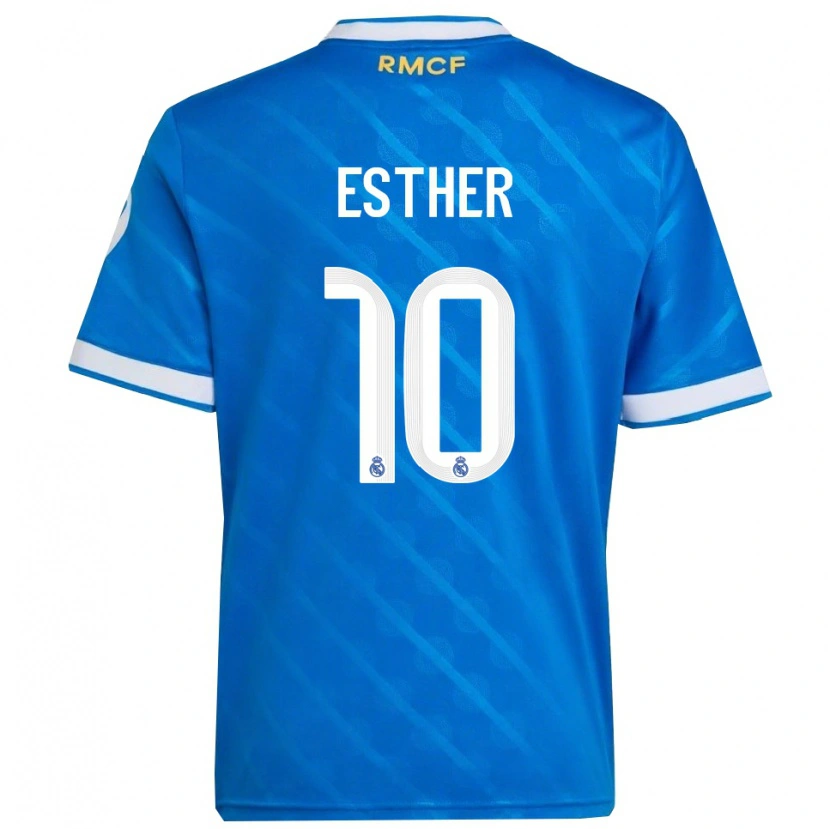 Danxenメンズエスターゴンザレス#10青白サードユニフォームシャツ2025/26ジャージーユニフォーム