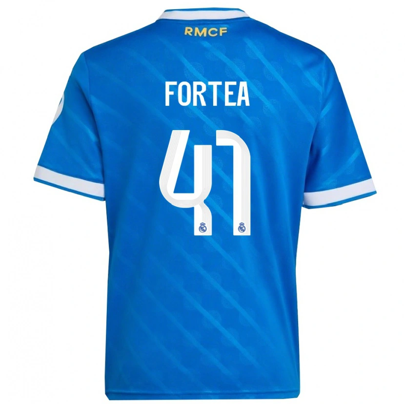 Danxenメンズヘスス・フォルテア#41青白サードユニフォームシャツ2025/26ジャージーユニフォーム
