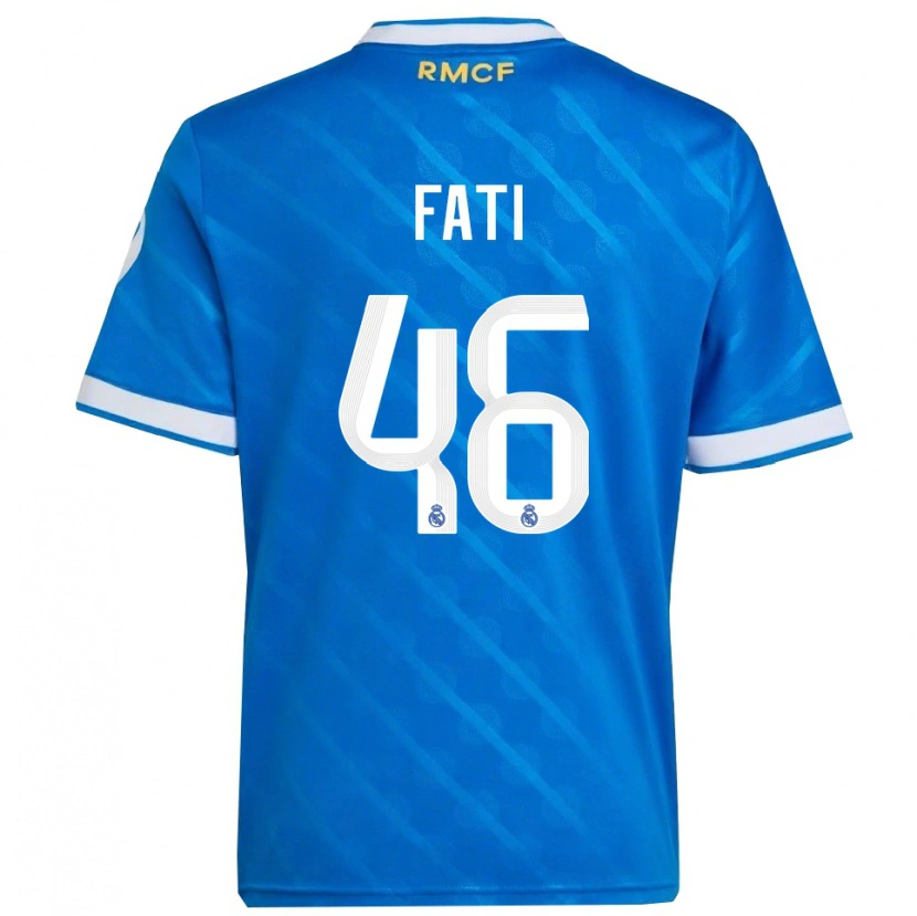 DanxenメンズLamini Fati#46青白サードユニフォームシャツ2025/26ジャージーユニフォーム
