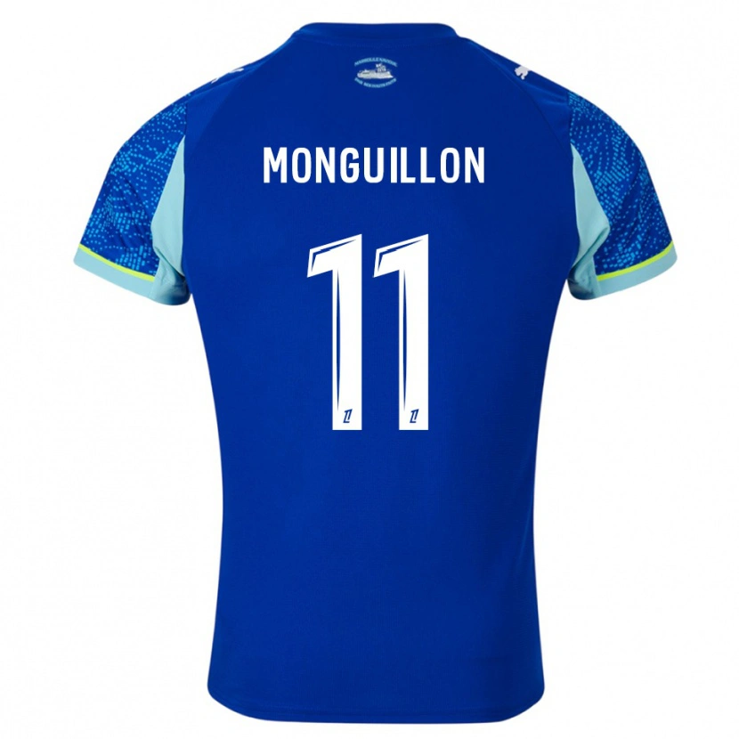 DanxenメンズCoralie Monguillon#11空色白サードユニフォームシャツ2025/26ジャージーユニフォーム