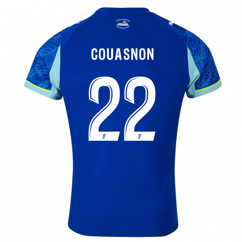 DanxenメンズRoxane Couasnon#22空色白サードユニフォームシャツ2025/26ジャージーユニフォーム