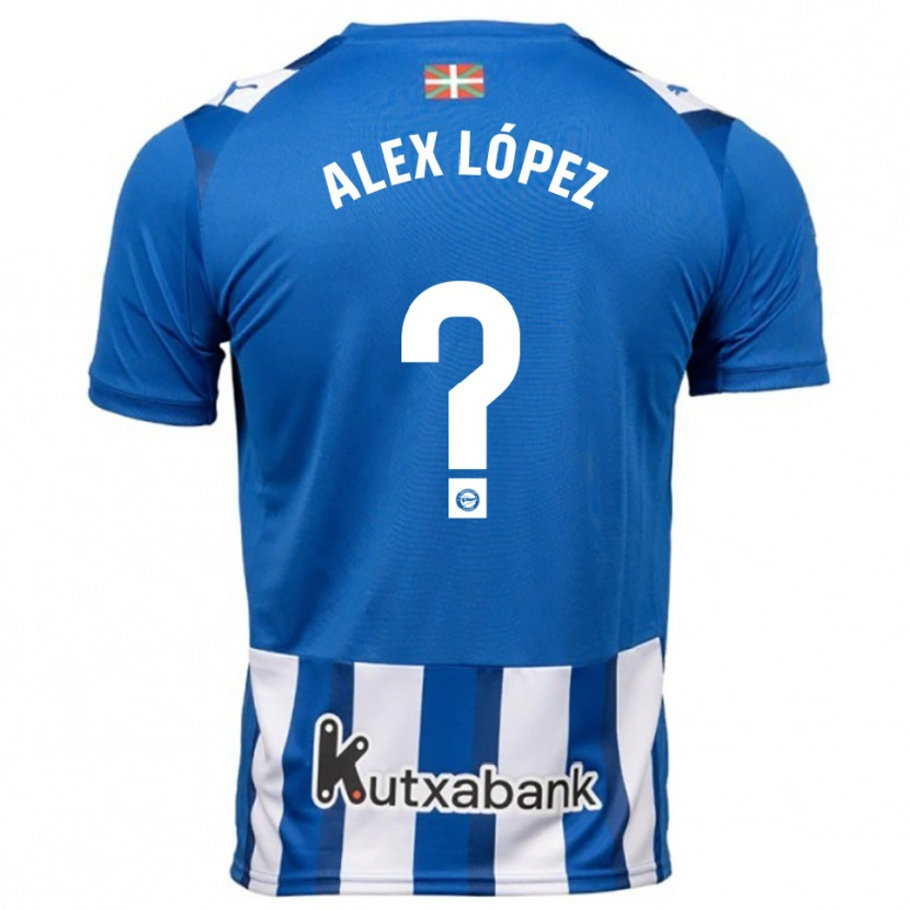 DanxenレディースAlex López#0青白ホームシャツ2025/26ジャージーユニフォーム