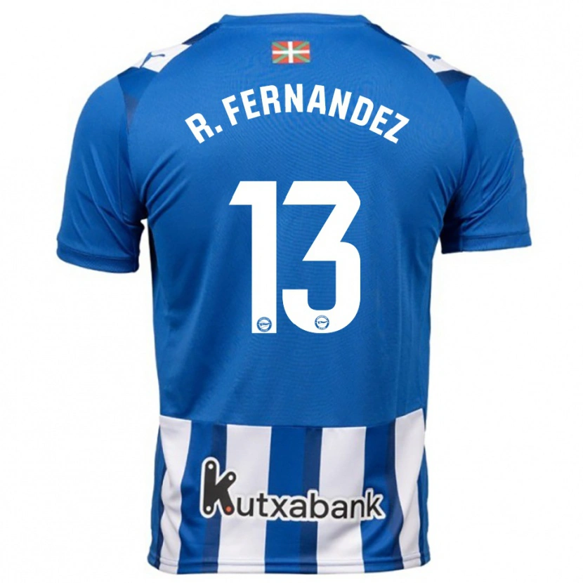 Danxenレディースラウル・フェルナンデス#13青白ホームシャツ2025/26ジャージーユニフォーム
