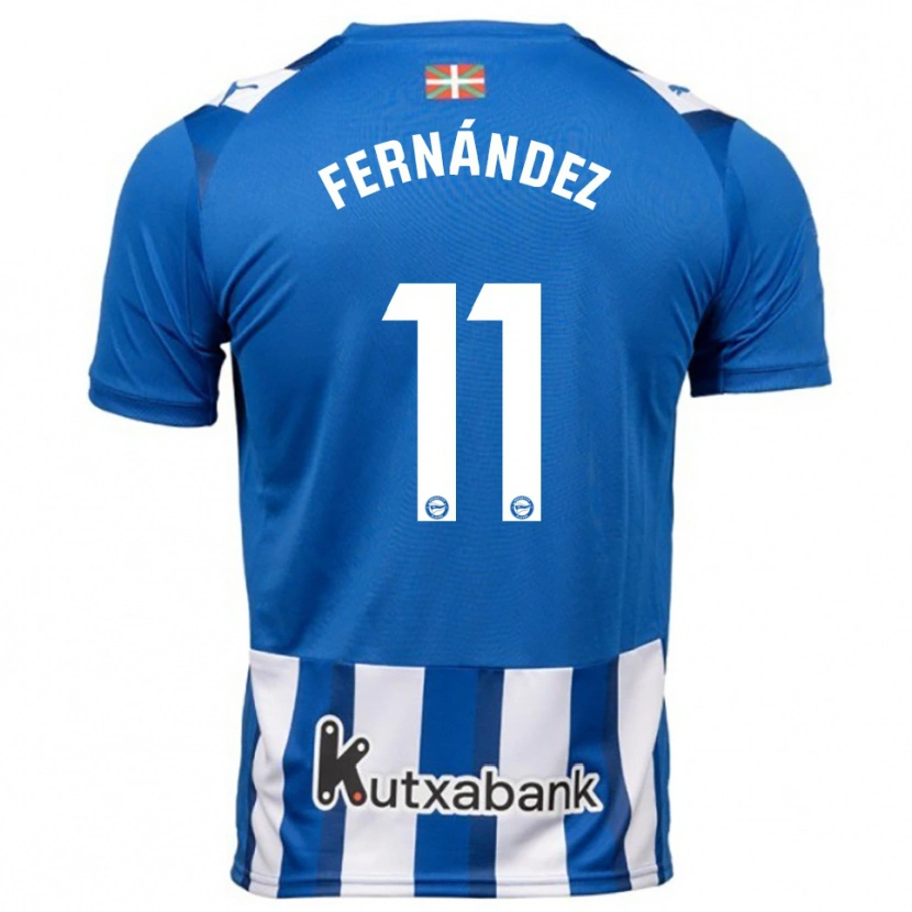 DanxenレディースImanol Fernández#11青白ホームシャツ2025/26ジャージーユニフォーム