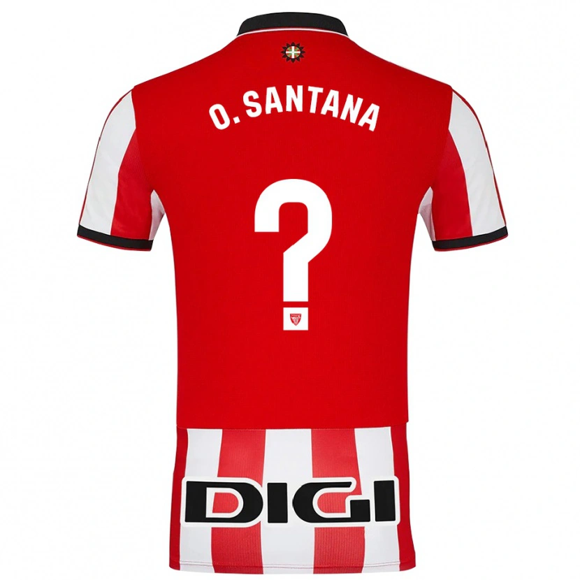 DanxenレディースOlatz Santana Amado#0赤白ホームシャツ2025/26ジャージーユニフォーム