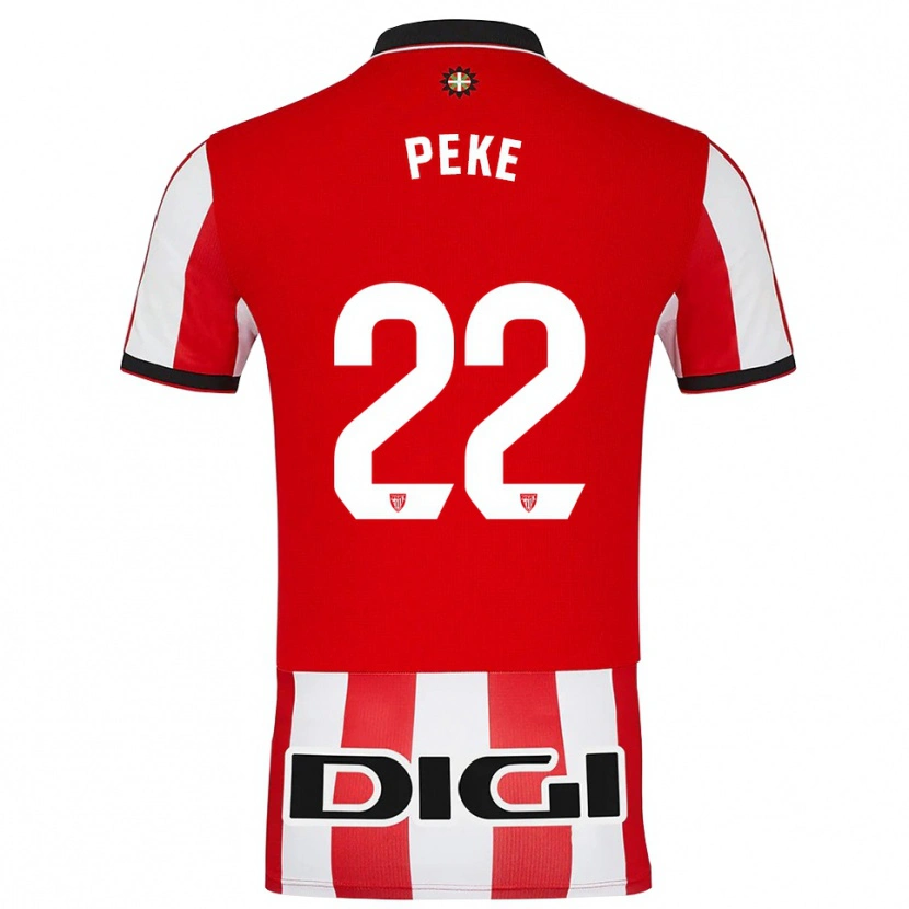 Danxenレディースアイニゼ・バレア・ヌニェス#22赤白ホームシャツ2025/26ジャージーユニフォーム