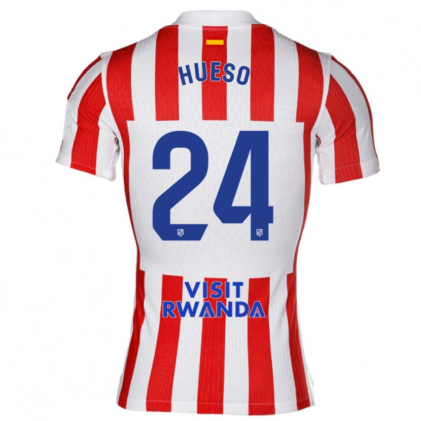 DanxenレディースRomeo Hueso#24赤白ホームシャツ2025/26ジャージーユニフォーム