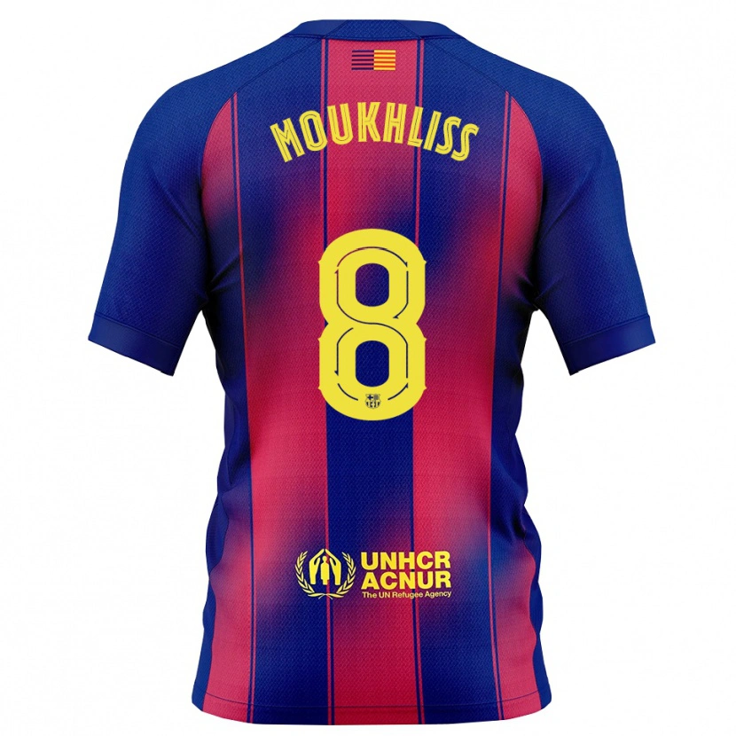 Danxenレディースモハ・ムークリス#8青赤ホームシャツ2025/26ジャージーユニフォーム