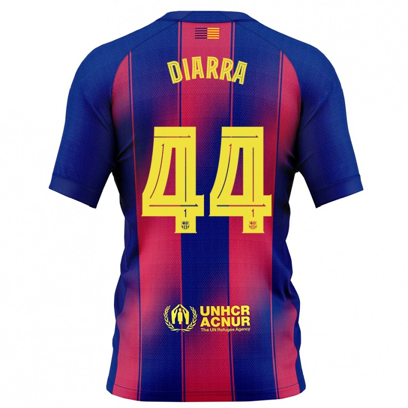 Danxenレディースイブラヒム・ディアラ#44青赤ホームシャツ2025/26ジャージーユニフォーム