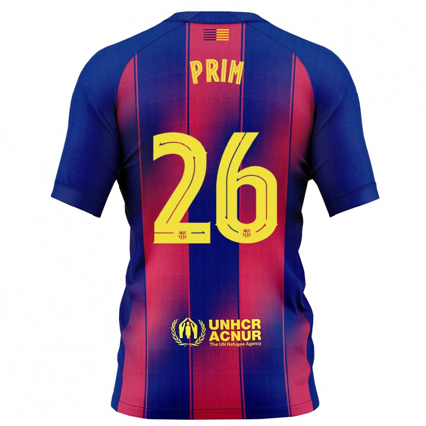Danxenレディースパウ・プリム#26青赤ホームシャツ2025/26ジャージーユニフォーム