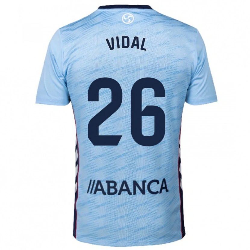 DanxenレディースMarc Vidal#26空色赤ホームシャツ2025/26ジャージーユニフォーム