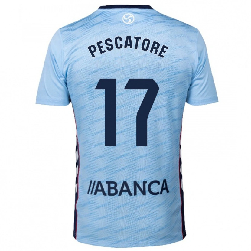 DanxenレディースCamila Pescatore#17空色赤ホームシャツ2025/26ジャージーユニフォーム