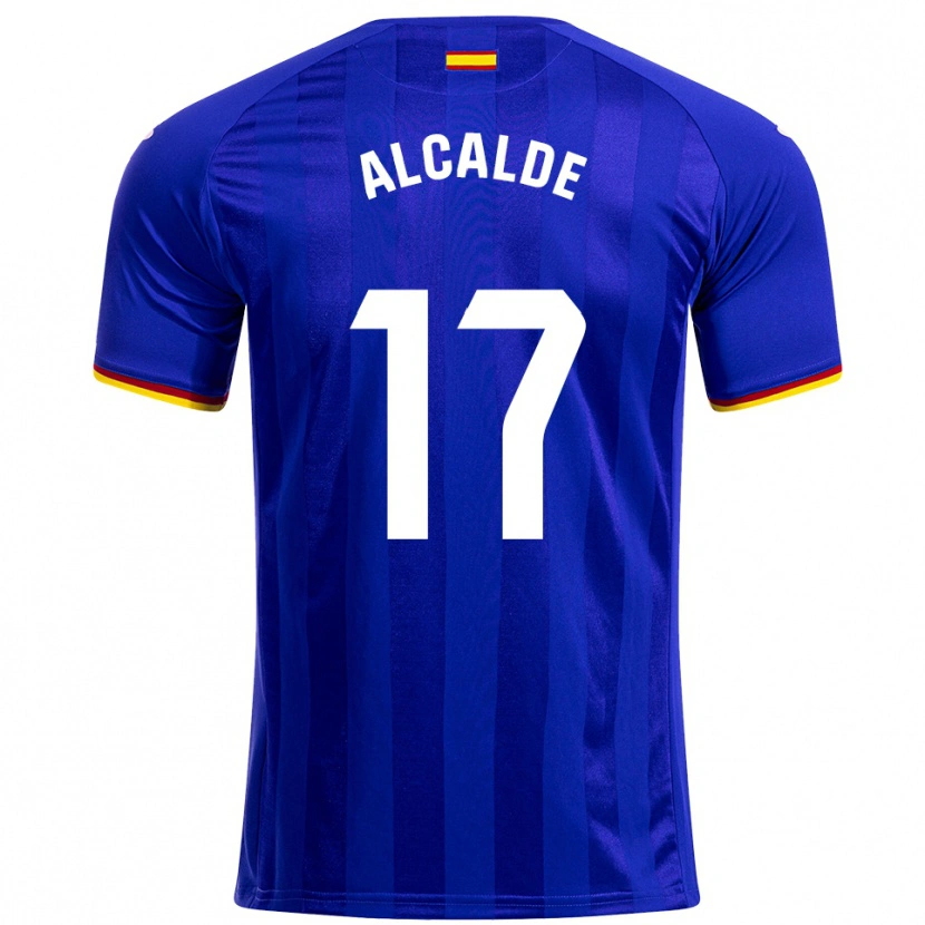 DanxenレディースJacobo Alcalde#17青赤黄ホームシャツ2025/26ジャージーユニフォーム