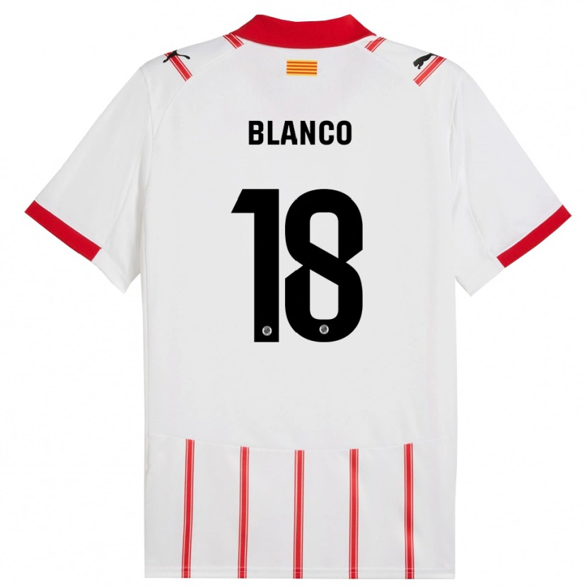 DanxenレディースAaron Blanco#18白赤ホームシャツ2025/26ジャージーユニフォーム