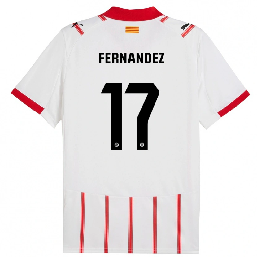 DanxenレディースDaniel Fernández#17白赤ホームシャツ2025/26ジャージーユニフォーム