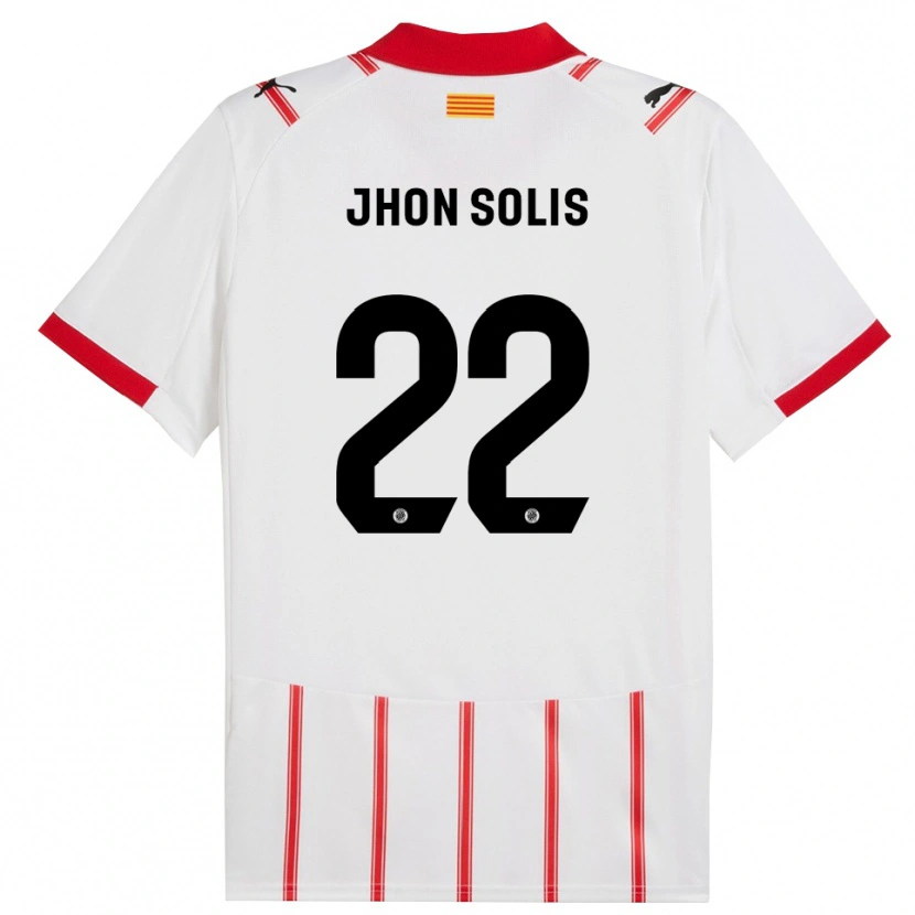 Danxenレディースジョン・ソリス#22白赤ホームシャツ2025/26ジャージーユニフォーム