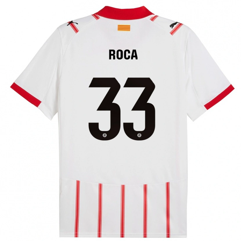 Danxenレディースジョエル・ロカ#33白赤ホームシャツ2025/26ジャージーユニフォーム