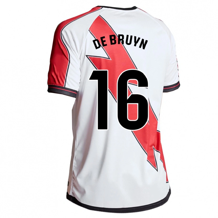 DanxenレディースGlenn De Bruyn#16白赤ホームシャツ2025/26ジャージーユニフォーム