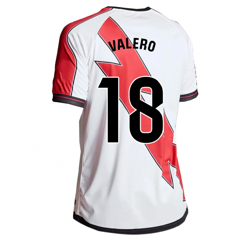 DanxenレディースCésar Valero#18白赤ホームシャツ2025/26ジャージーユニフォーム
