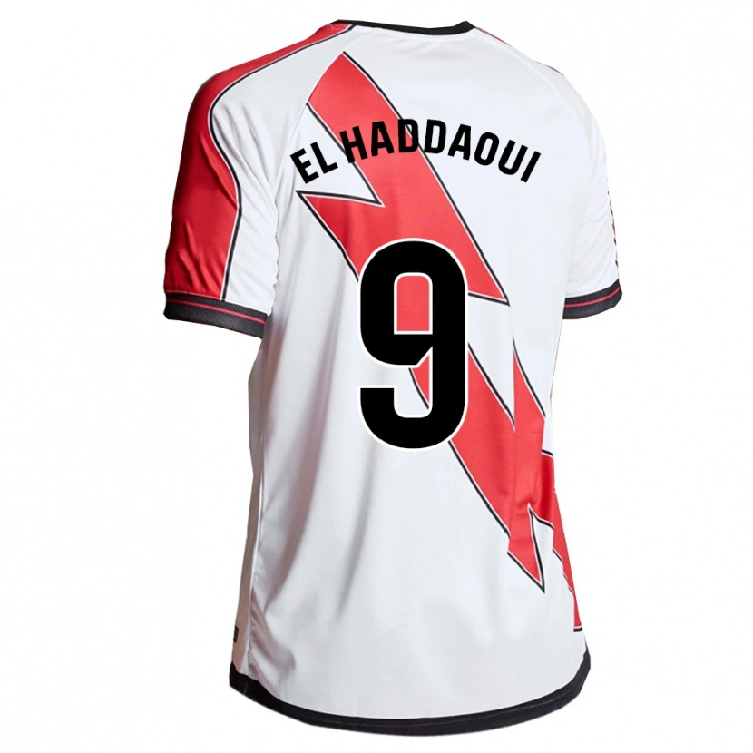 DanxenレディースHamza El Haddaoui#9白赤ホームシャツ2025/26ジャージーユニフォーム