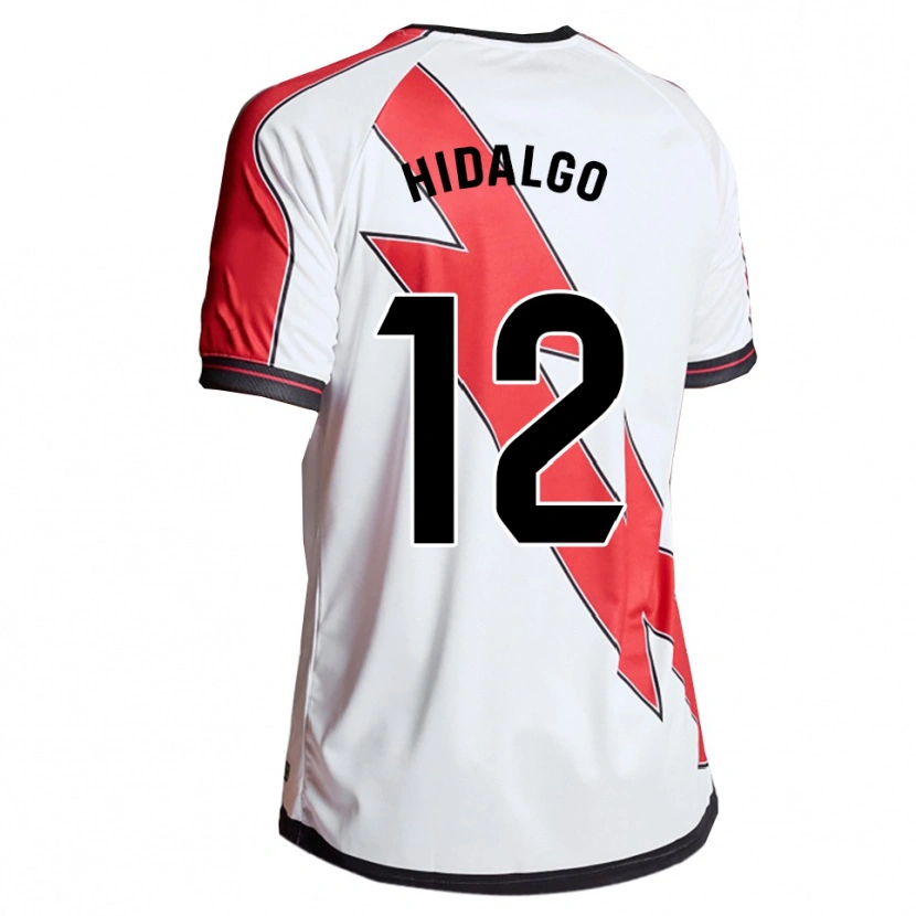 DanxenレディースPatri Hidalgo#12白赤ホームシャツ2025/26ジャージーユニフォーム