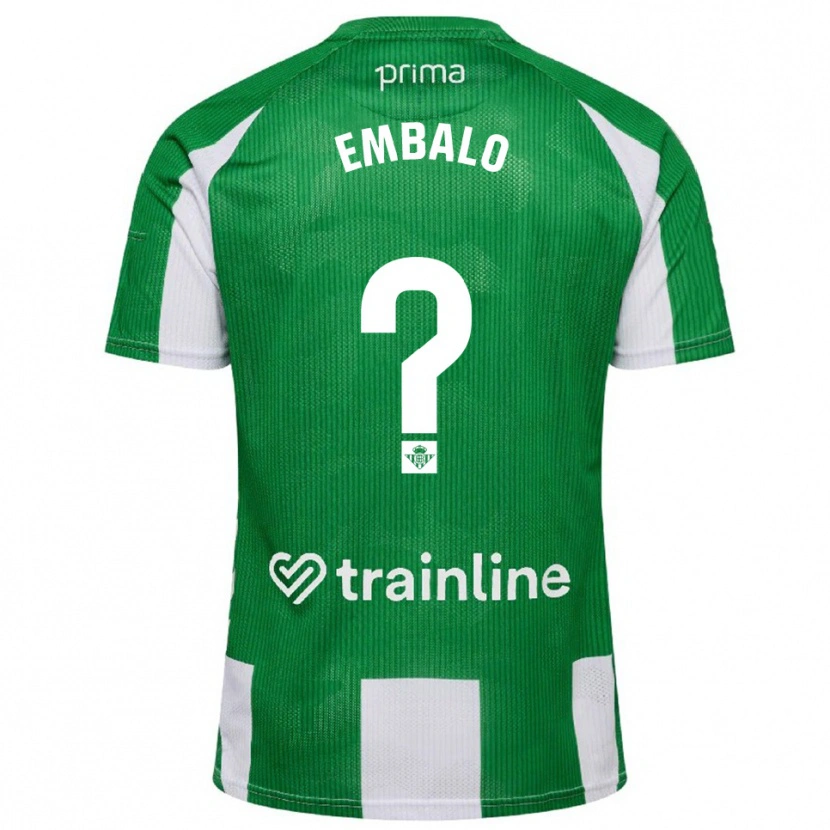 DanxenレディースFabián Embalo#0緑白ホームシャツ2025/26ジャージーユニフォーム