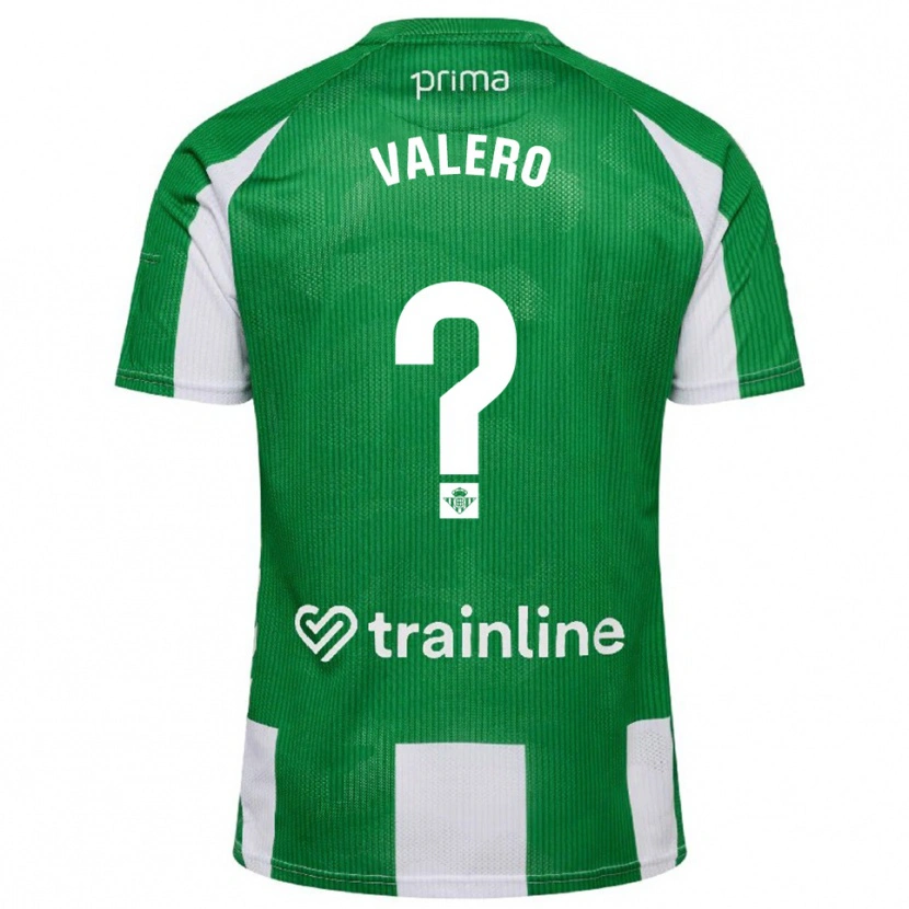 DanxenレディースAntonio Valero#0緑白ホームシャツ2025/26ジャージーユニフォーム