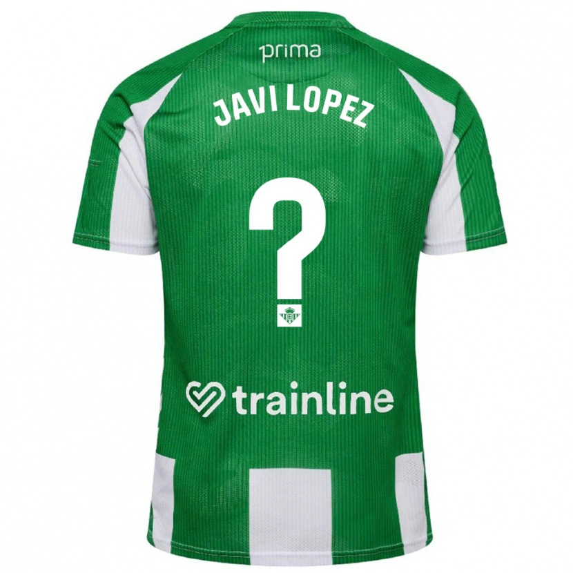 DanxenレディースJavi López#0緑白ホームシャツ2025/26ジャージーユニフォーム