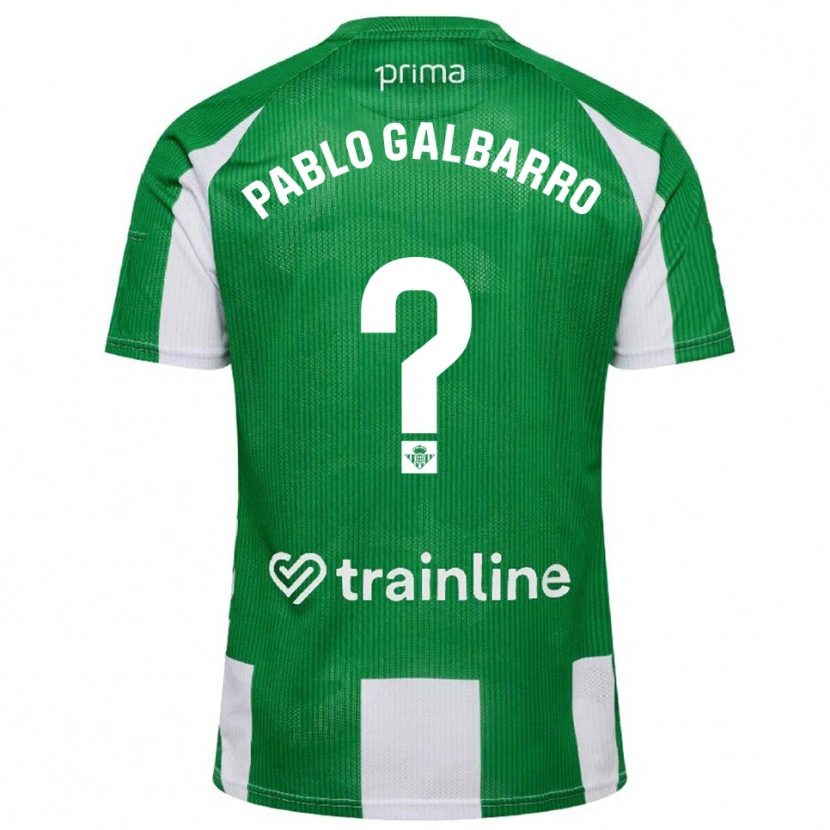DanxenレディースJuan Pablo Galbarro#0緑白ホームシャツ2025/26ジャージーユニフォーム