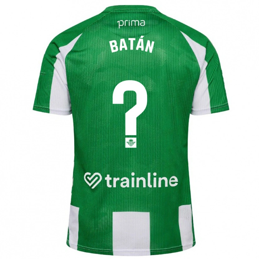 DanxenレディースFran Batán#0緑白ホームシャツ2025/26ジャージーユニフォーム
