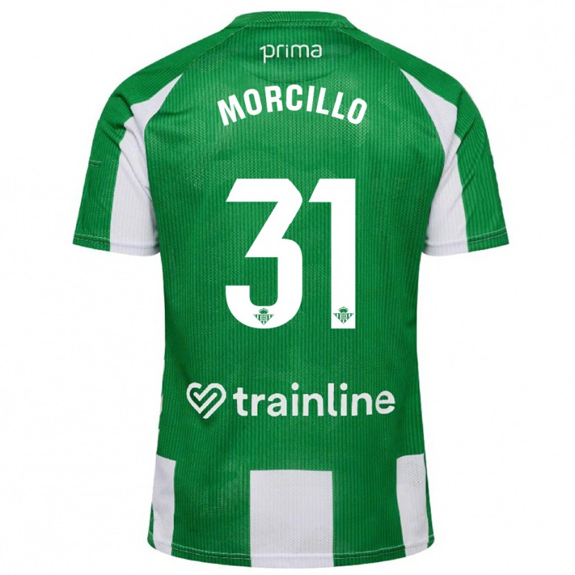 DanxenレディースAna Morcillo#31緑白ホームシャツ2025/26ジャージーユニフォーム