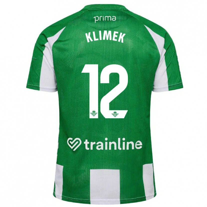DanxenレディースBruno Klimek#12緑白ホームシャツ2025/26ジャージーユニフォーム