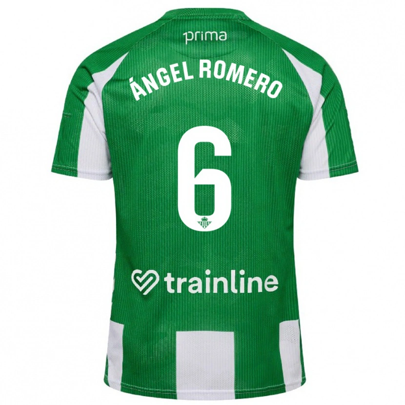 DanxenレディースMiguel Ángel Romero#6緑白ホームシャツ2025/26ジャージーユニフォーム