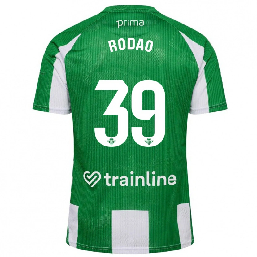 DanxenレディースAlba Rodao#39緑白ホームシャツ2025/26ジャージーユニフォーム