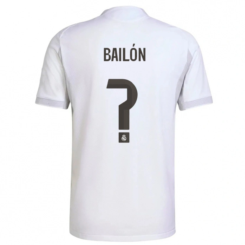 DanxenレディースJavi Bailón#0白黄ホームシャツ2025/26ジャージーユニフォーム