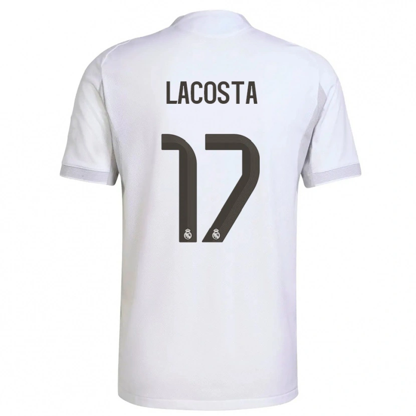 DanxenレディースDiego Lacosta#17白黄ホームシャツ2025/26ジャージーユニフォーム