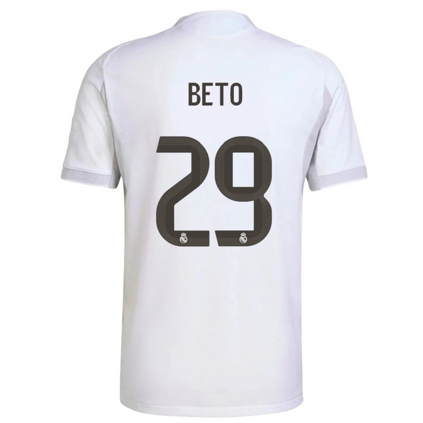 DanxenレディースBeto Martínez#29白黄ホームシャツ2025/26ジャージーユニフォーム