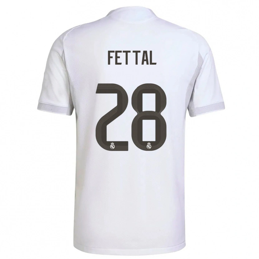 DanxenレディースRachad Fettal#28白黄ホームシャツ2025/26ジャージーユニフォーム