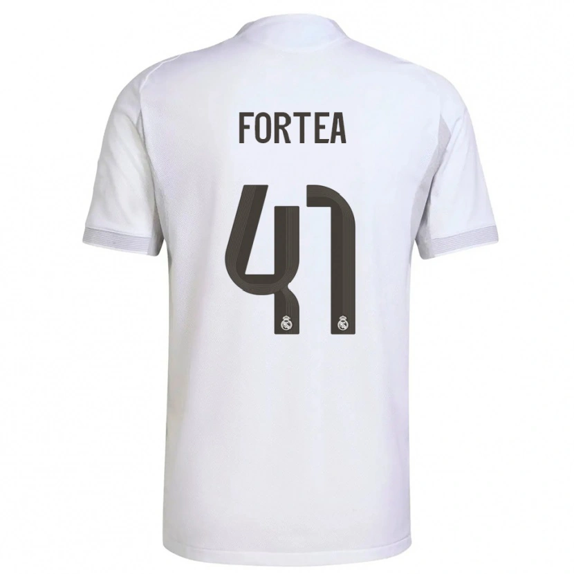 Danxenレディースヘスス・フォルテア#41白黄ホームシャツ2025/26ジャージーユニフォーム