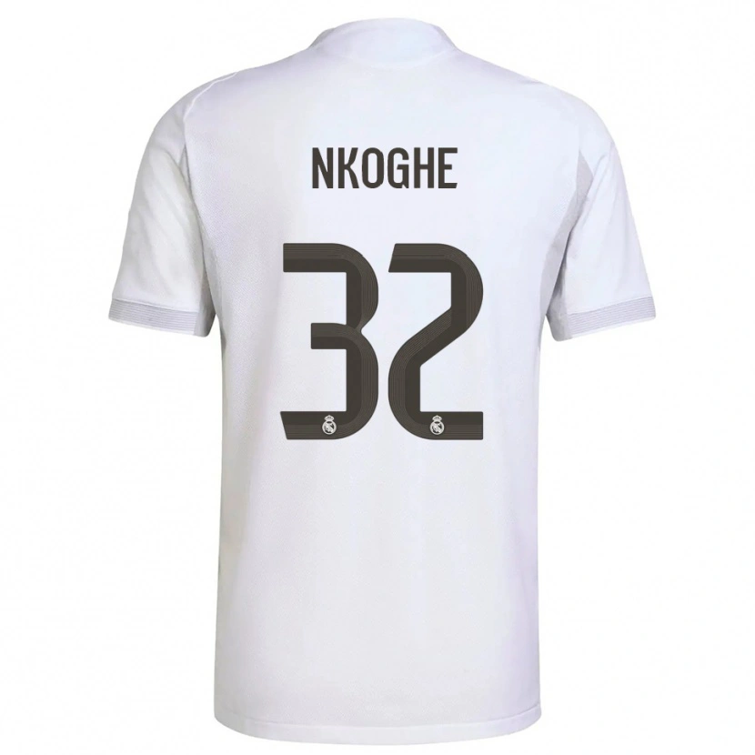 DanxenレディースAriel Nkoghe#32白黄ホームシャツ2025/26ジャージーユニフォーム