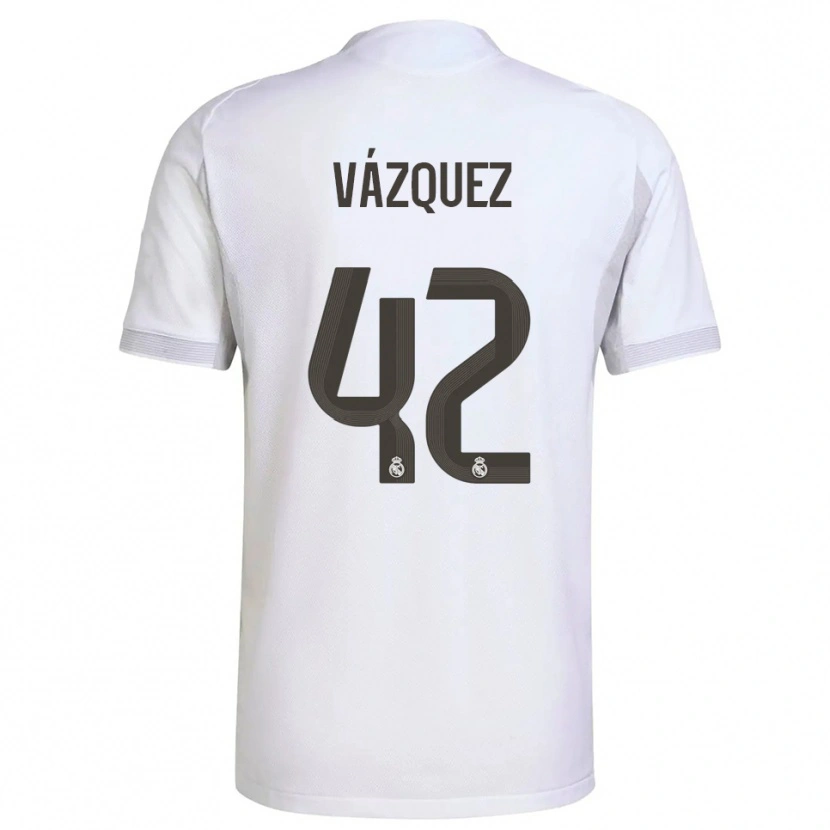 DanxenレディースErik Vázquez#42白黄ホームシャツ2025/26ジャージーユニフォーム