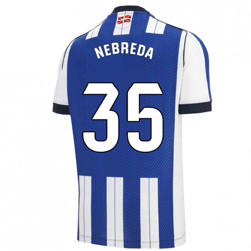 DanxenレディースEloy Nebreda#35青白ホームシャツ2025/26ジャージーユニフォーム