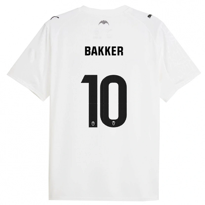Danxenレディースリンダバッカー#10白黒ホームシャツ2025/26ジャージーユニフォーム