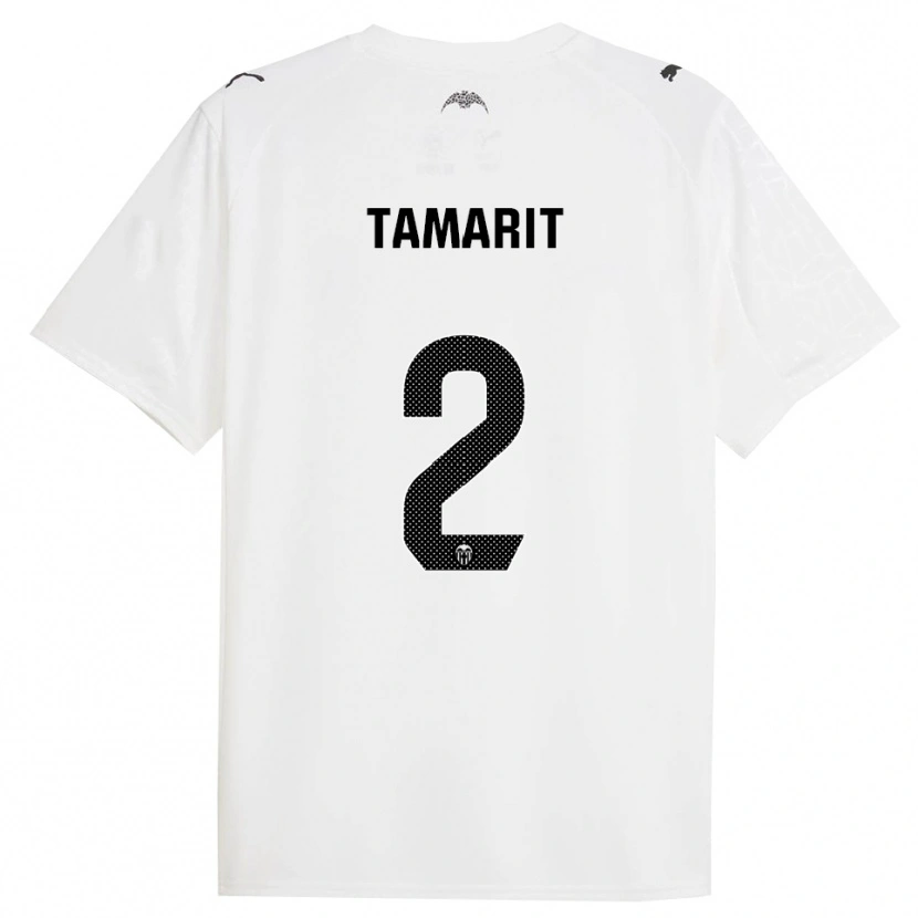 DanxenレディースSara Tamarit Verdeguer#2白黒ホームシャツ2025/26ジャージーユニフォーム