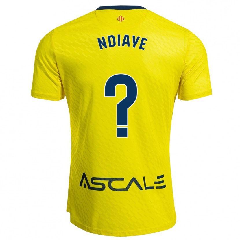 DanxenレディースSerigne Ndiaye#0黄紺ホームシャツ2025/26ジャージーユニフォーム