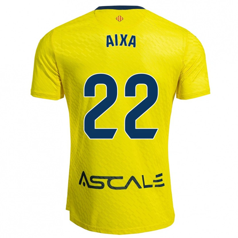 DanxenレディースAixa Salvador García#22黄紺ホームシャツ2025/26ジャージーユニフォーム