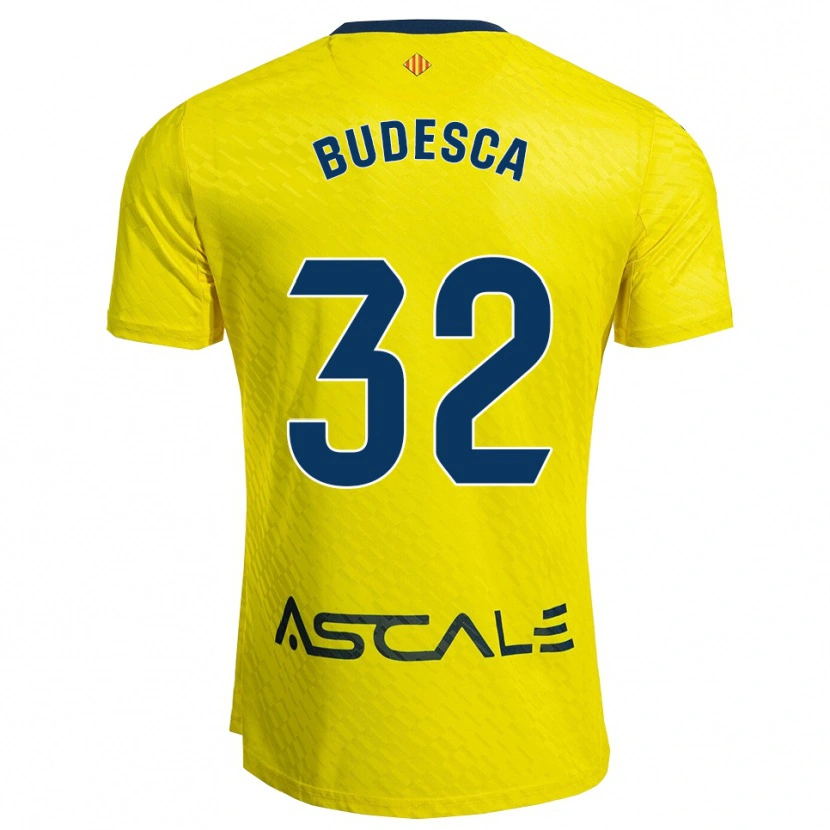 DanxenレディースDaniel Budesca#32黄紺ホームシャツ2025/26ジャージーユニフォーム