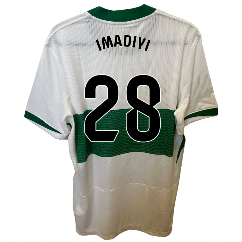 DanxenレディースCeri Imadiyi#28白緑ホームシャツ2025/26ジャージーユニフォーム